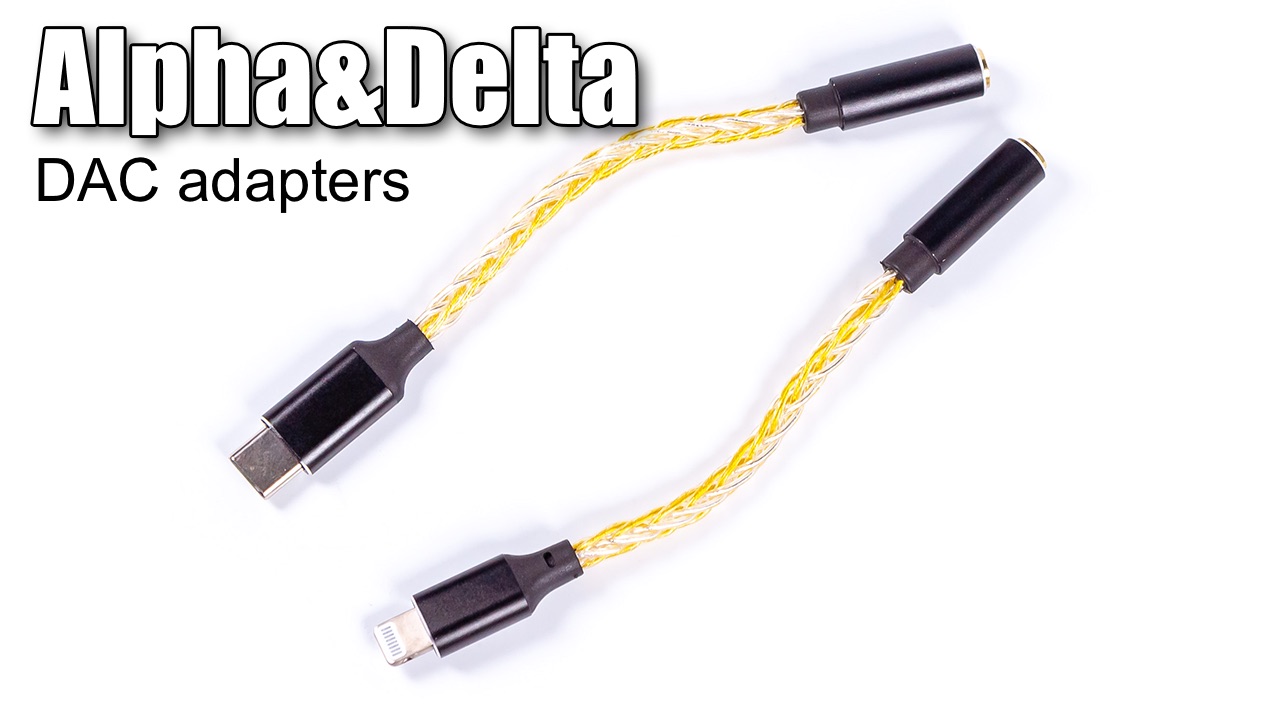 Alpha&Delta DAC adapters for Lightning and USB-C video review - Porta Fi