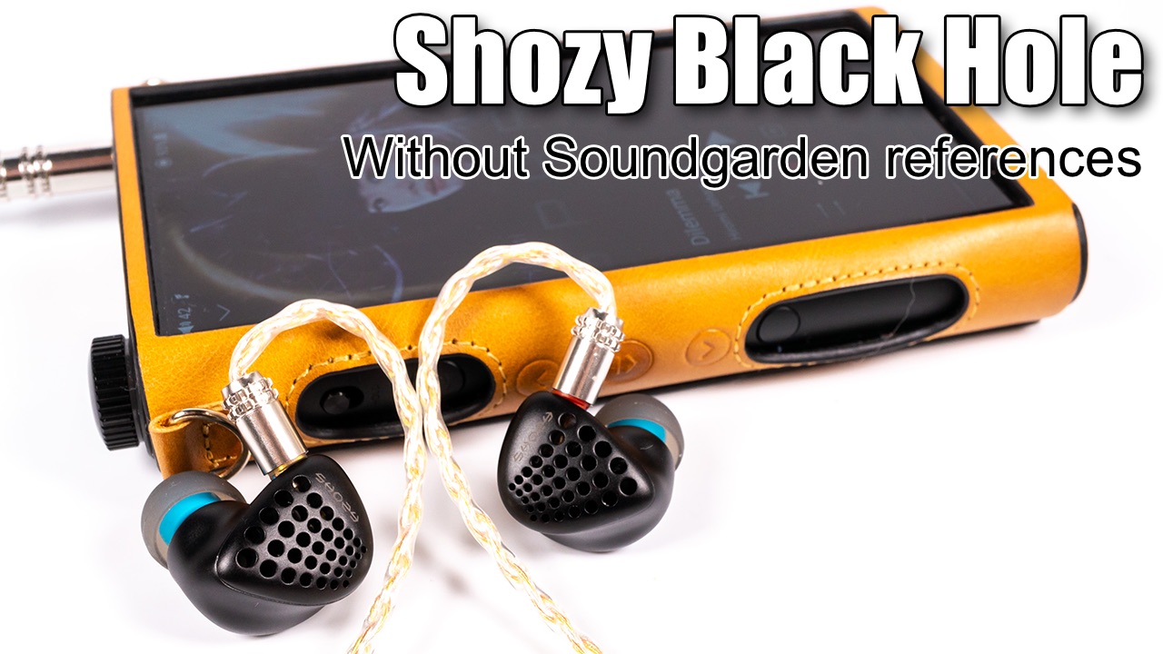 Shozy Black Hole dynamic driver earphones video review Porta Fi