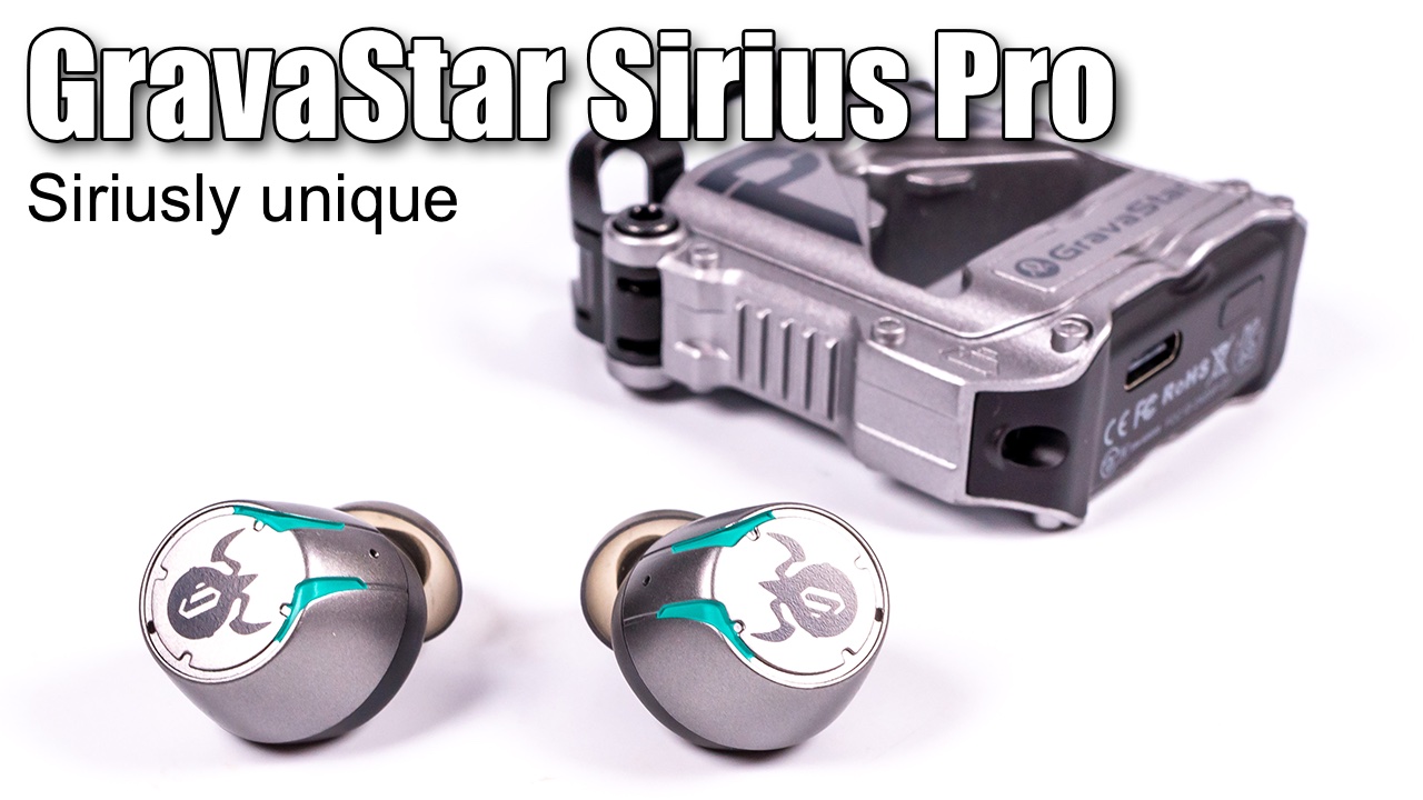 GravaStar Sirius Pro — TWS earphones in Sci-Fi style - Porta Fi